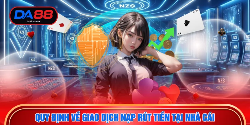 Quy định về giao dịch nạp rút tiền tại nhà cái