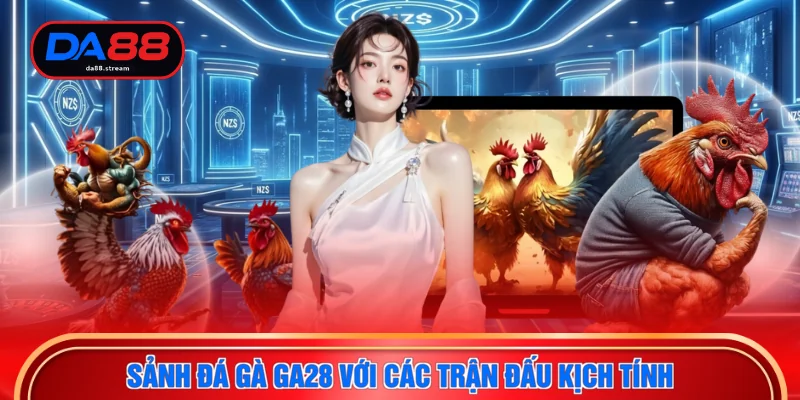 Sảnh đá gà GA28 với các trận đấu kịch tính